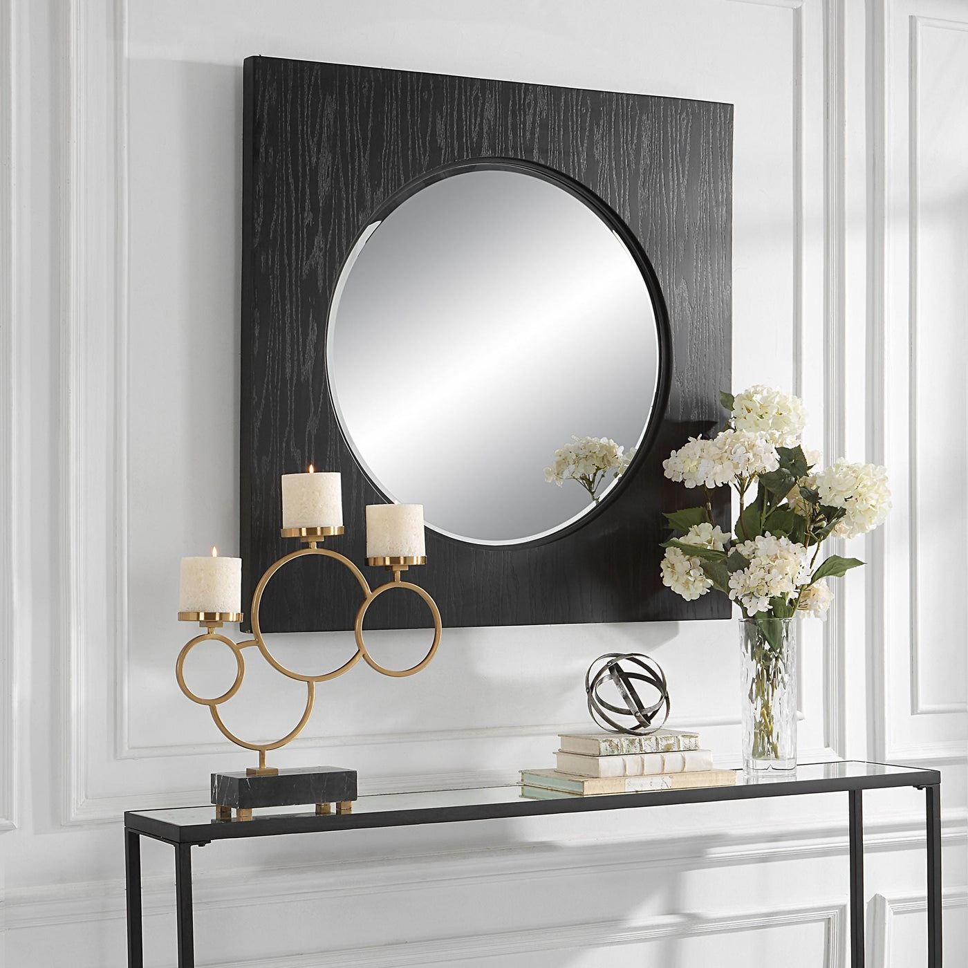 Uttermost Mirrors Uttermost Hillview Wood Panel Mirror House of Isabella UK