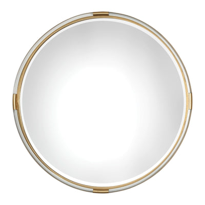 Uttermost Mirrors Uttermost Mackai Round Gold Mirror House of Isabella UK
