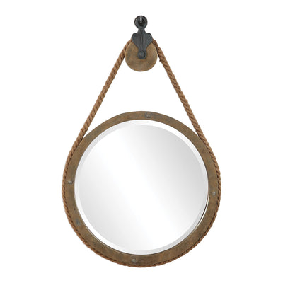 Uttermost Mirrors Uttermost Melton Round Pulley Mirror House of Isabella UK