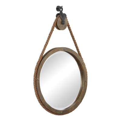 Uttermost Mirrors Uttermost Melton Round Pulley Mirror House of Isabella UK