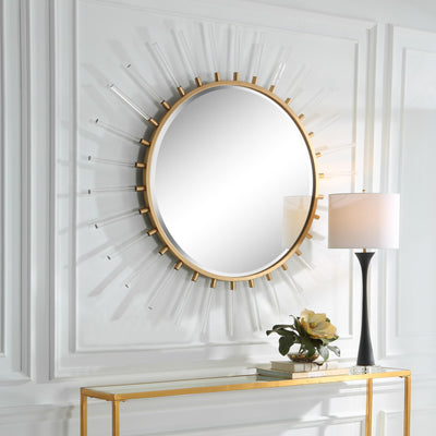 Uttermost Mirrors Uttermost Oracle Round Starburst Mirror House of Isabella UK