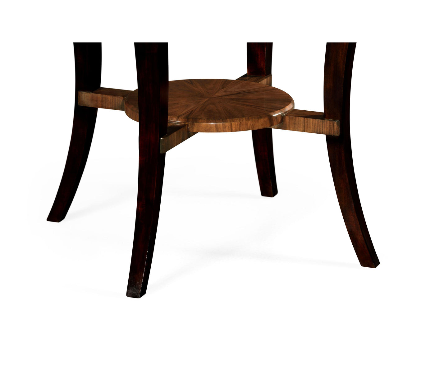 Jonathan Charles Round Dining Table Rosewood - High Lustre