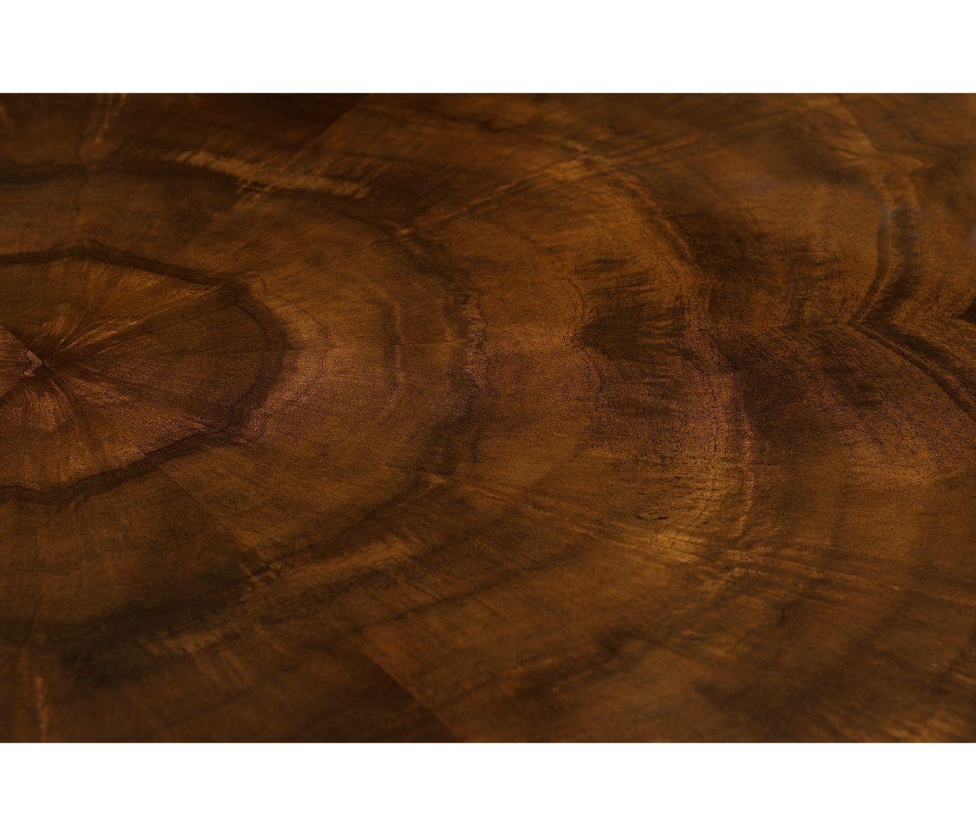 Jonathan Charles Mahogany Centre Table with Gilded Lions Paw Feet