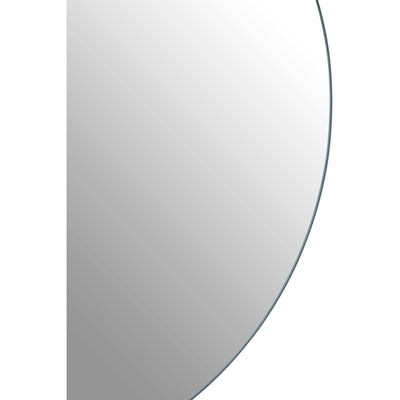 Athena Discus Medium Black Wall Mirror