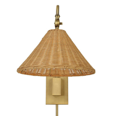 Uttermost Phuvinh 1 Lightrattan Shade Sconce