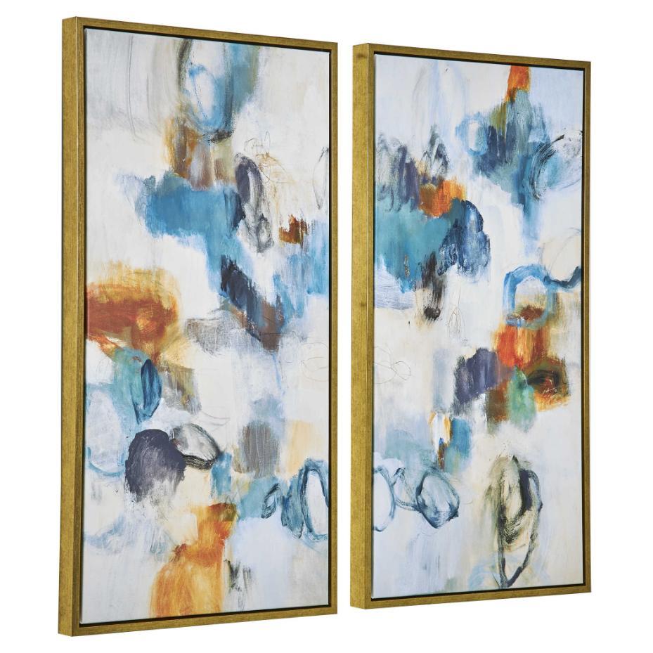 Uttermost Casual Moments Framed Abstract Art | Set of 2