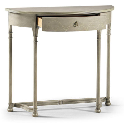 Jonathan Charles Gothic Painted Grey Console Table