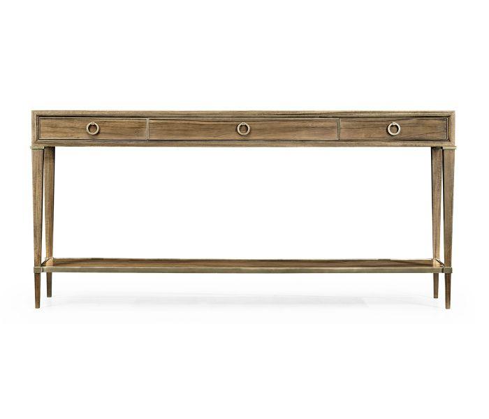 Jonathan Charles Golden Amber Console Table