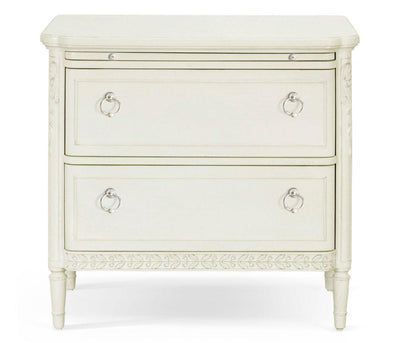 Jonathan Charles Floral Motif Bedside Table with Drawers