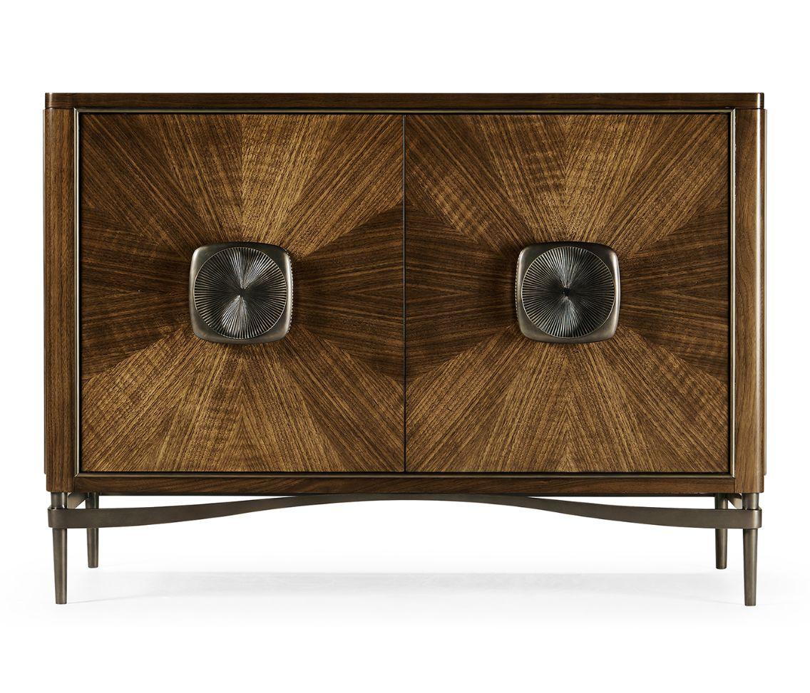 Jonathan Charles Toulouse Walnut Accent Cabinet