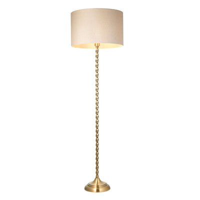 Gwithian Floor Lamp - Antique Brass