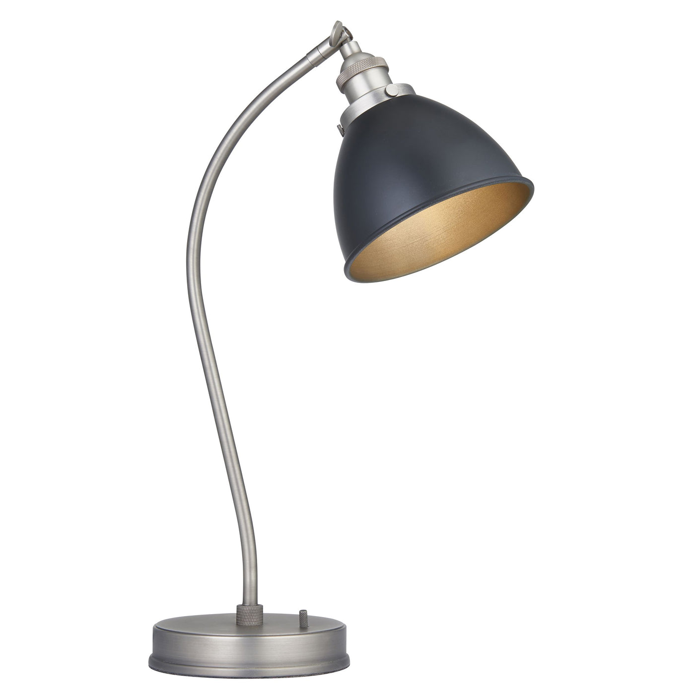 Canada Table Lamp - Black/Pewter