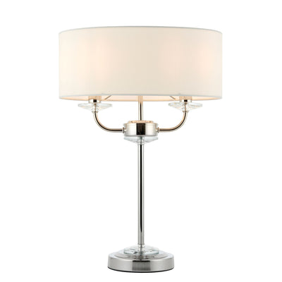 Eaclevedon Table Lamp Bright Nickel