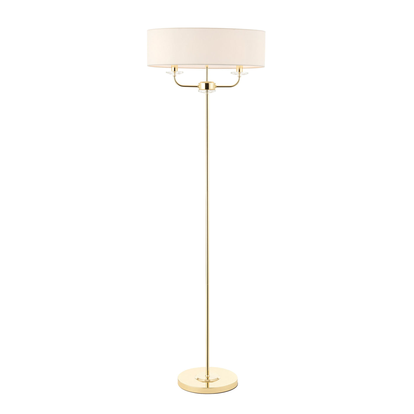 Eaclevedon Floor Lamp Brass