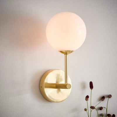Eccles Wall Light Brushed Gold