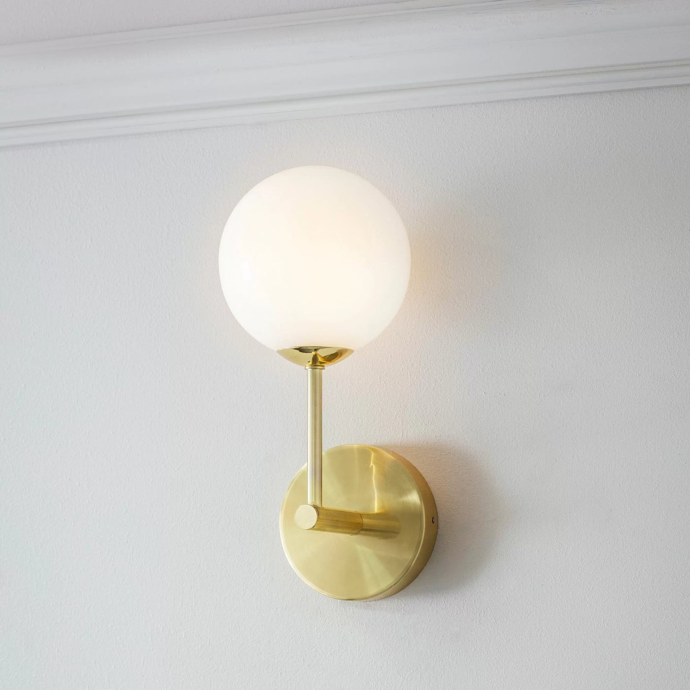 Eccles Wall Light Brushed Gold