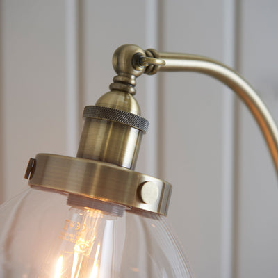 Chadderton Floor Lamp Antique Brass
