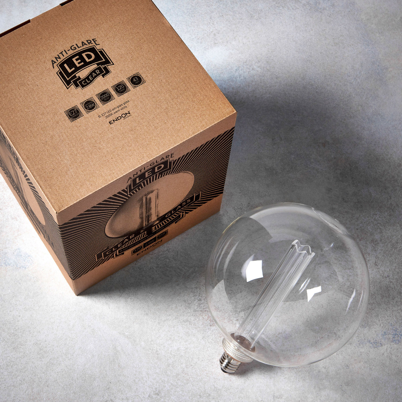Carmarthen Bulb Clear Glass