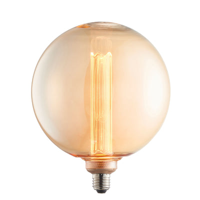 Carmarthen Bulb Amber Glass