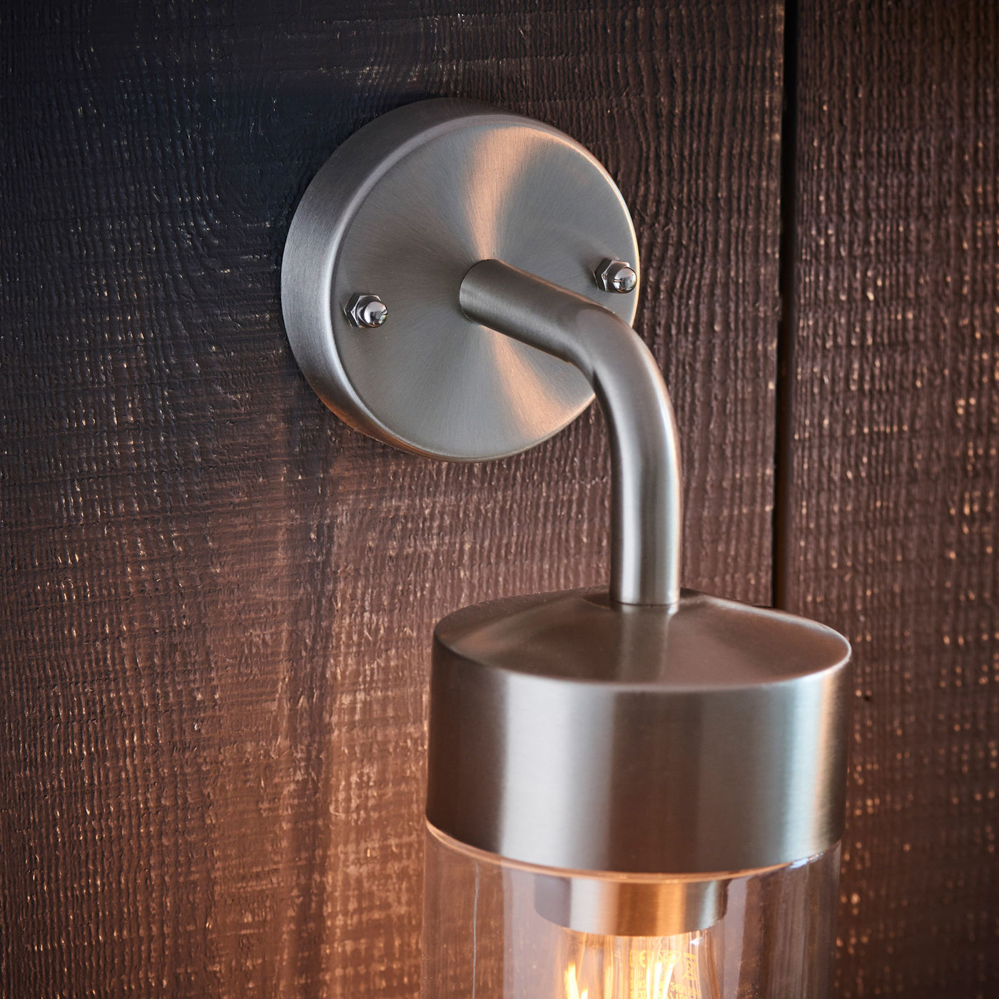 Eacowes Wall Light Brushed Steel