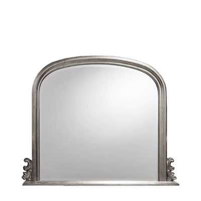 Hare Silver Overmantle Mirror 47"x37"