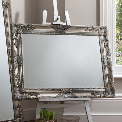 Caulcott Rectangle Mirror Silver 45x33"