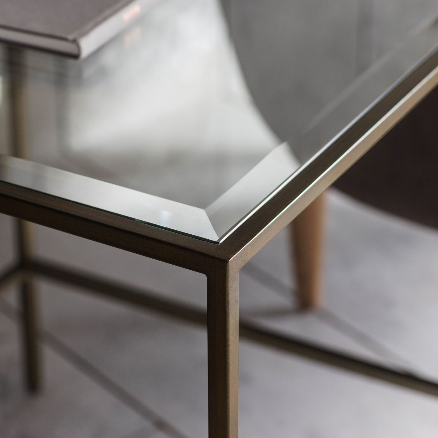 Furze Side Table Bronze W500 x D500 x H550mm
