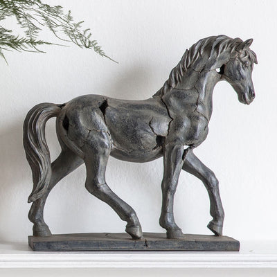 Halse Antique Horse Statue