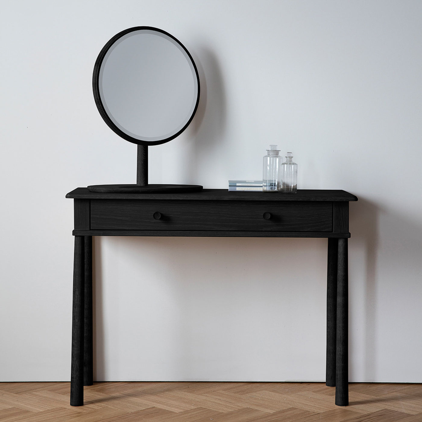 Holbeach Dressing Table With Drawer Black