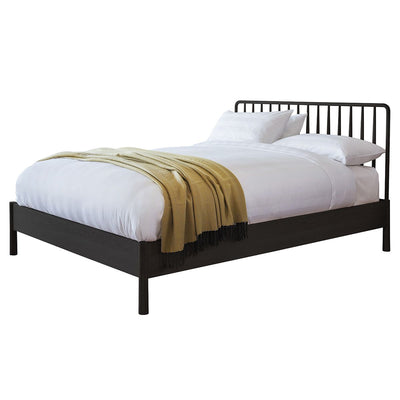 Holbeach 5' Spindle Bed Black