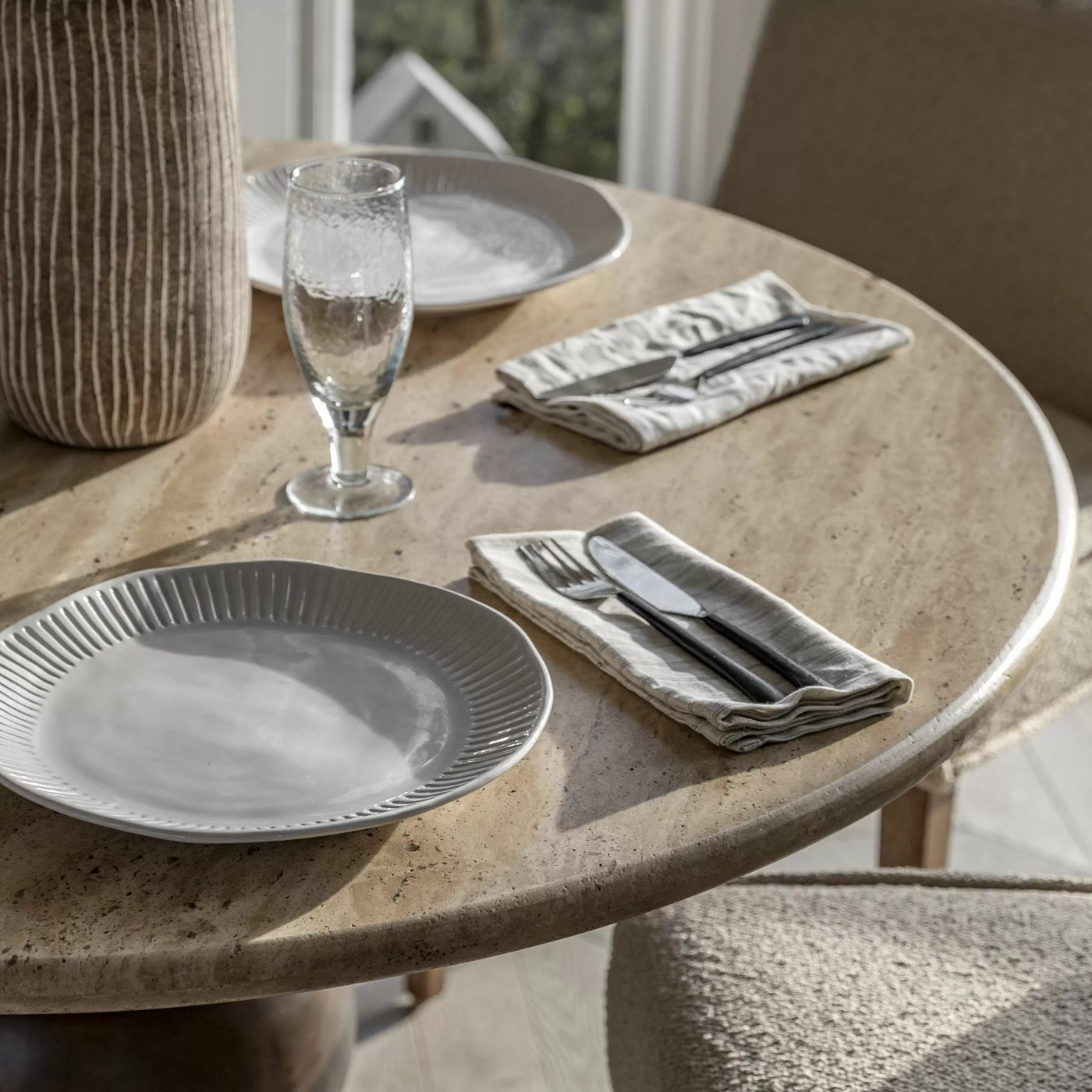 Northstowe Round Dining Table 1100x1100x730mm