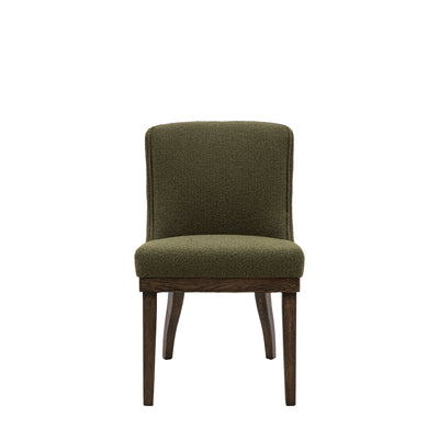 Witham Dining Chair Green (2pk)