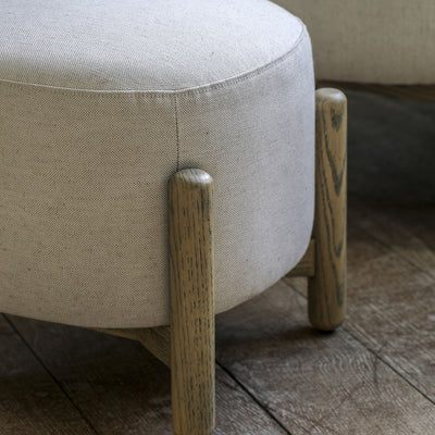 Knowle Footstool Natural