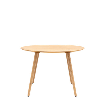 Tellisford Round Dining Table Natural 110x750x110mm