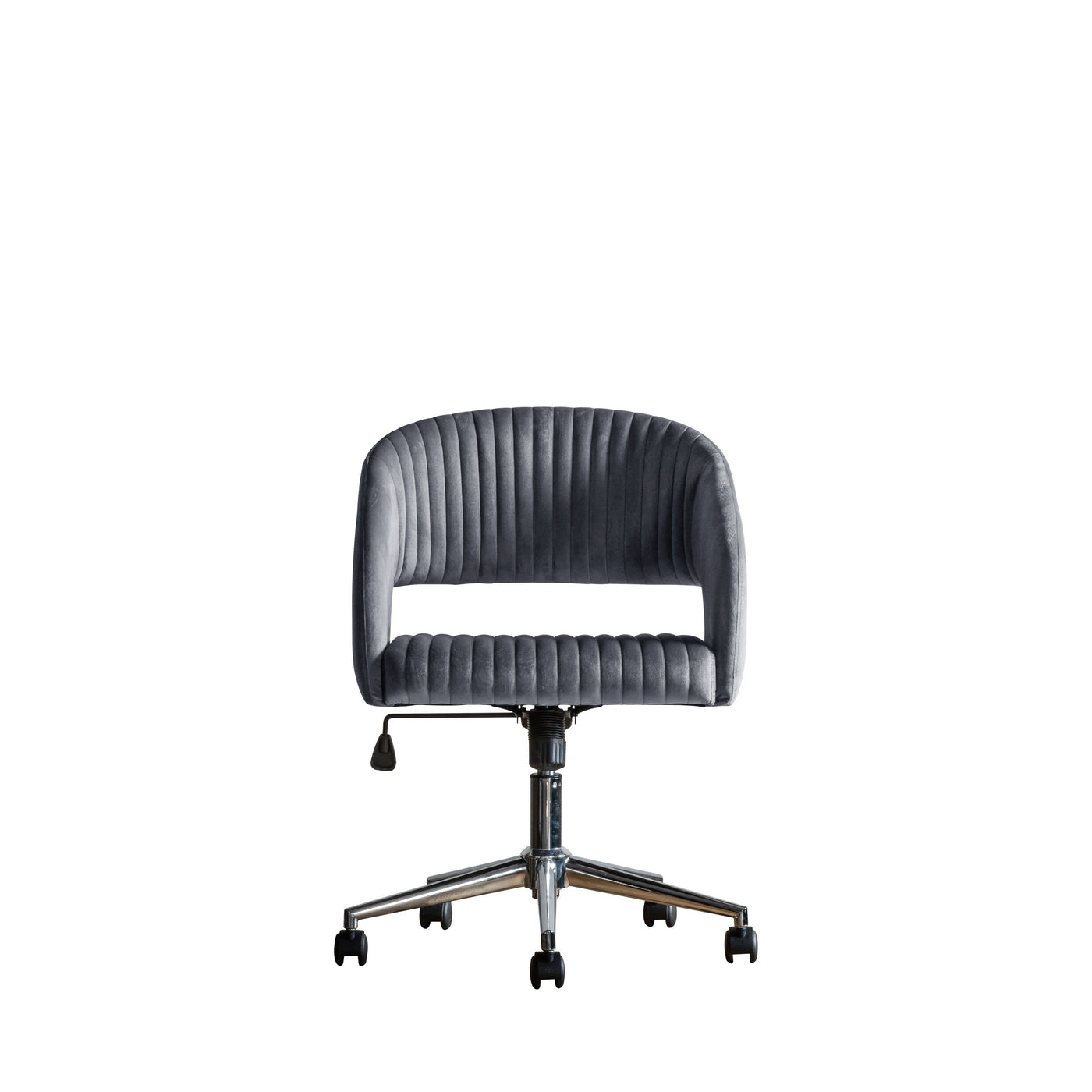 Dunball Swivel Chair Charcoal Velvet