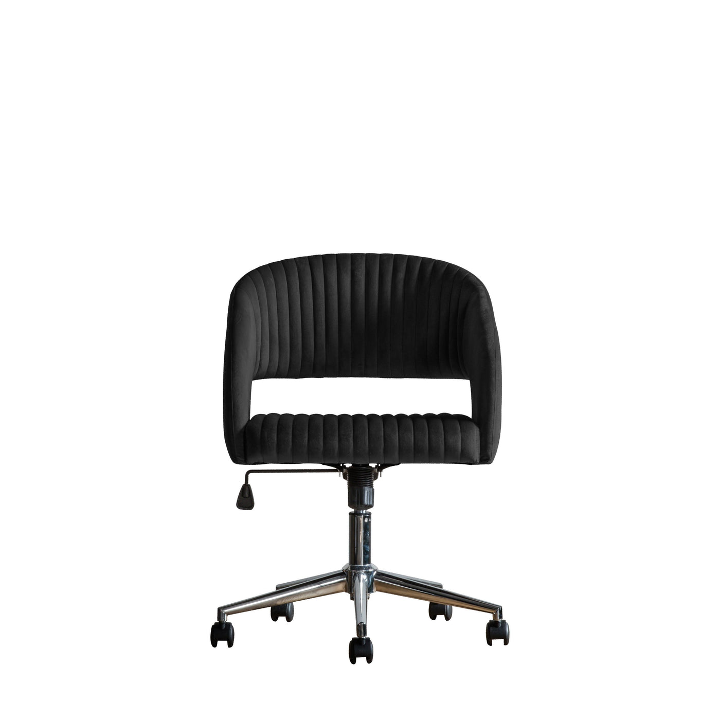 Dunball Swivel Chair Black Velvet