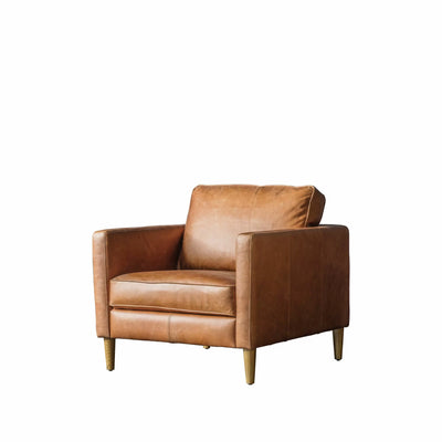 Eastover Armchair Vintage Brown Leather