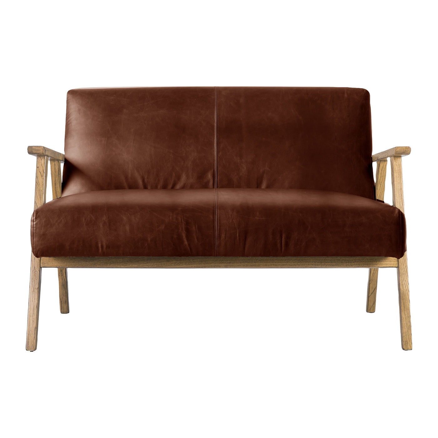 Dysart 2 Seater Sofa Vintage Brown Leather
