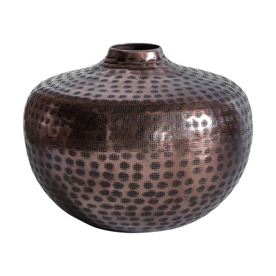 Dunfermline Vase Round Bronze