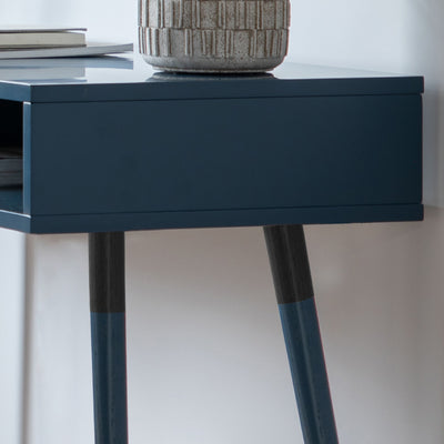 Chipping Console Table Blue 1100x450x770mm