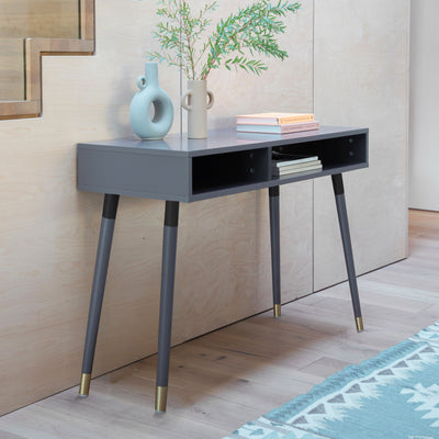 Chipping Console Table Grey 1100x450x770mm