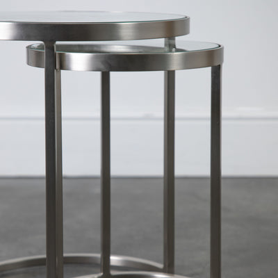 Gaitsgill Nest of Two Tables Silver