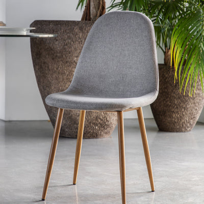 Ditcheat Dining Chair 2pk - Oak/Grey