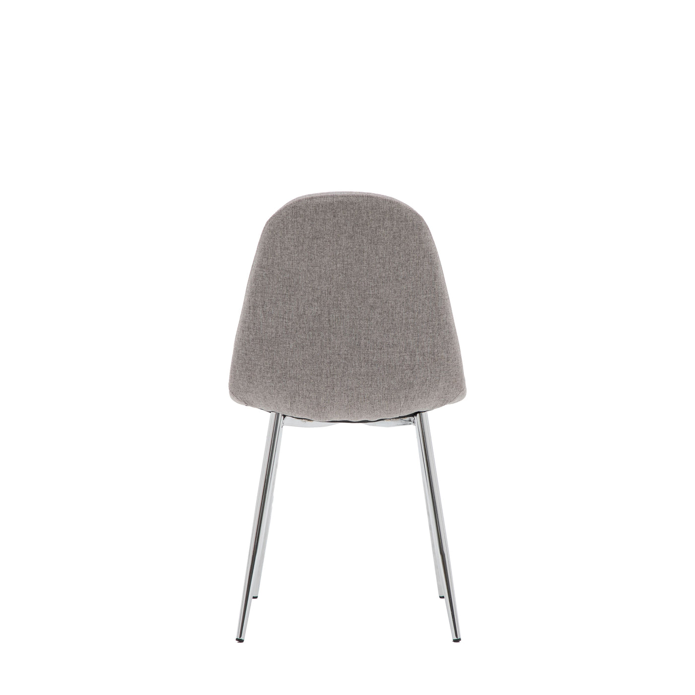Ditcheat Dining Chair 2pk - Chrome/Grey