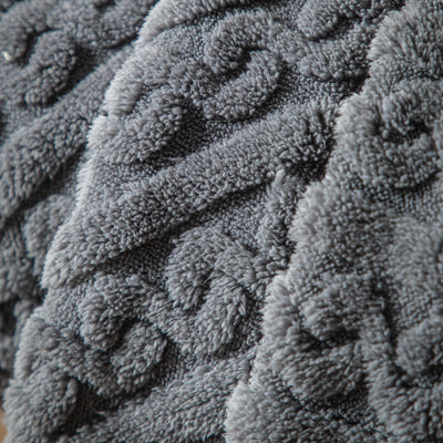 Textures Twist Knit Grey 130x170cm