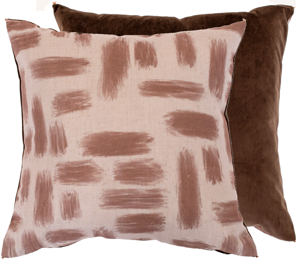 Malini Kentish Taupe Cushion