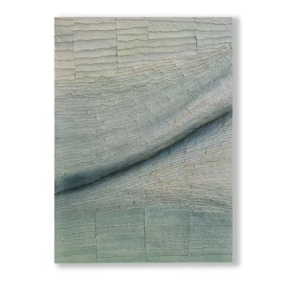 Abstract Aqua Paper Waves