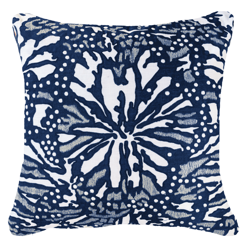 Bandhini Homewear Design Accessories Butterfly Lounge Cushion 55 x 55cm House of Isabella UK