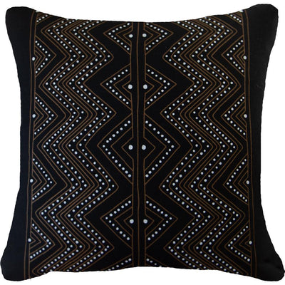 Bandhini Homewear Design Accessories Dreamtime Dot Zig Zag Stripe Lounge Cushion 55 x 55cm House of Isabella UK