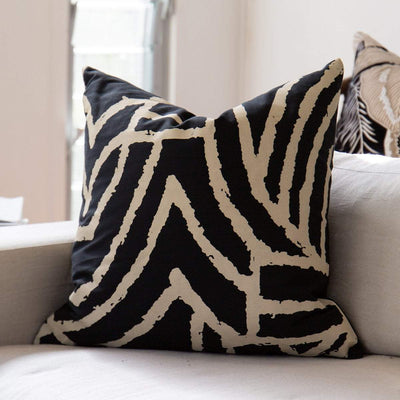 Bandhini Homewear Design Accessories Earth File Print Lounge Cushion 55x55cm House of Isabella UK